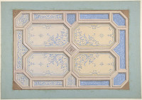 Design for Ceiling, Hôtel Hope (1867)