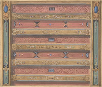 Design for Salon Ceiling, Château de Cangé (second half of 19th century)