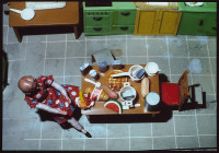 New Kitchen/Aerial View/Seated (1979)