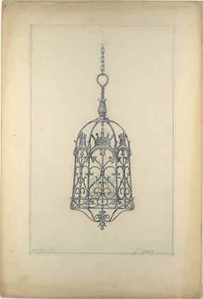 Design for a chandelier (late 19th-early 20th century)