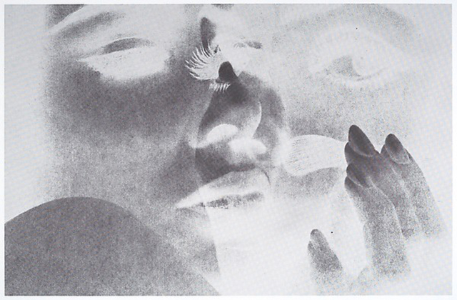 [Superimposed faces, long-nailed hand in lower right corner] (1960s)