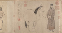 Grooms and Horses (1296, reworked in 1359 by Zhao Yong and Zhao Lin)